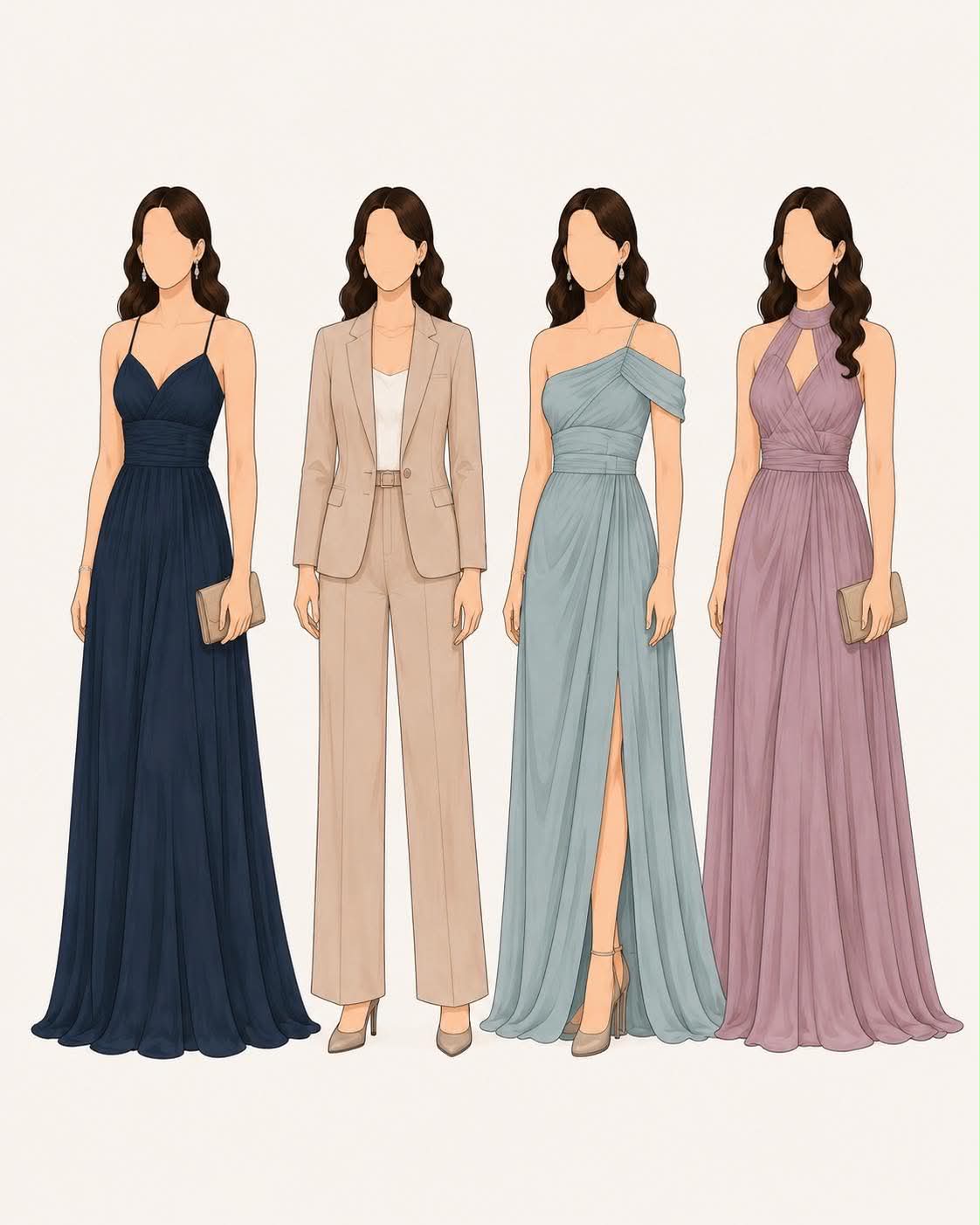 Guest attire guide, for women